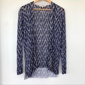 LOFT open  cardigan, ramie/viscose blend knit